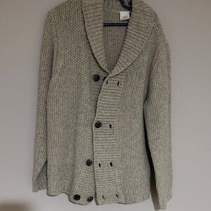 EGG Heather Gray Knit Sweater cardigan